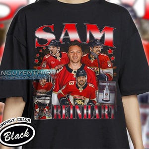 Comfort Colors® Sam Reinhart Hockey T-shirt, Florida Panthers Hockey T-shirt, 90s Vintage Hockey Shirt, Hockey Gift For Fan