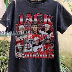 Jack Hughes Shirt Ice Hockey American Professional Hockey Championship Sport Merch Vintage Sweatshirt Hoodie Graphic Tee Gift Fans