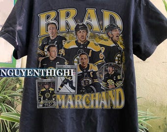 Brad Marchand Shirt Ice Hockey American Professional Hockey Championship Sport Vintage 90S Sweatshirt Hoodie Graphic Tee Gift Fans