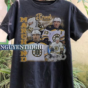 Brad Marchand Shirt Ice Hockey American Professional Hockey Championship Sport Vintage 90S Sweatshirt Graphic Tee Gift Fans