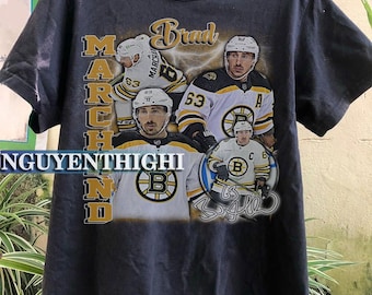 Brad Marchand Shirt Ice Hockey American Professional Hockey Championship Sport Vintage 90S Sweatshirt Graphic Tee Gift Fans