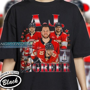 Comfort Colors® A.J. Greer Hockey T-shirt, Florida Panthers Hockey T-shirt, 90s Vintage Hockey Shirt, Hockey Gift For Fan