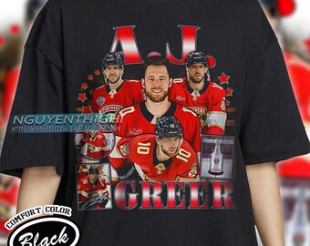 Comfort Colors® A.J. Greer Hockey T-shirt, Florida Panthers Hockey T-shirt, 90s Vintage Hockey Shirt, Hockey Gift For Fan