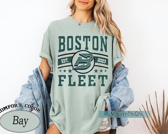 Boston Fleet Comfort Colors Shirt, Vintage Boston hockey shirt, Boston Hockey Comfort colors shirt, Custom hockey, Boston Sweater