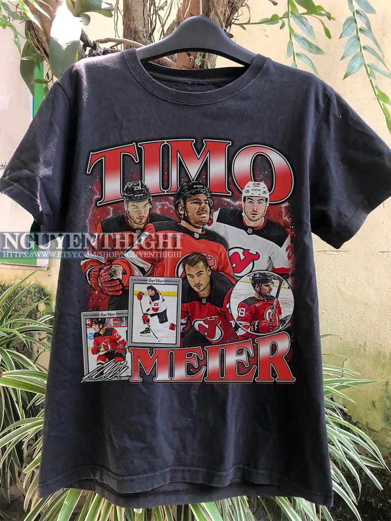 Timo Meier Shirt Vintage Bootleg Graphic Tee Timo Meier T-shirt Retro ...