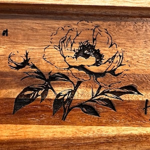 Acacia Wood serving or trinket tray 11.8 x 5.1 x 0.78 inches