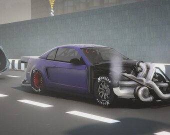 Debadged Ford Mustang Cobra Twin Turbo Drag | FiveM | Optimized | Mod | High Quality