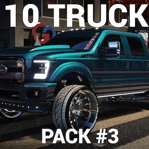 PACK DE 10 camions tout-terrain #3 | FiveM | Véhicules 100 % fonctionnels | Optimisé | Mod | Haute qualité