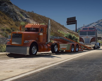 389 40 Ton Rollback Truck | FiveM | Optimized | Mod | High Quality