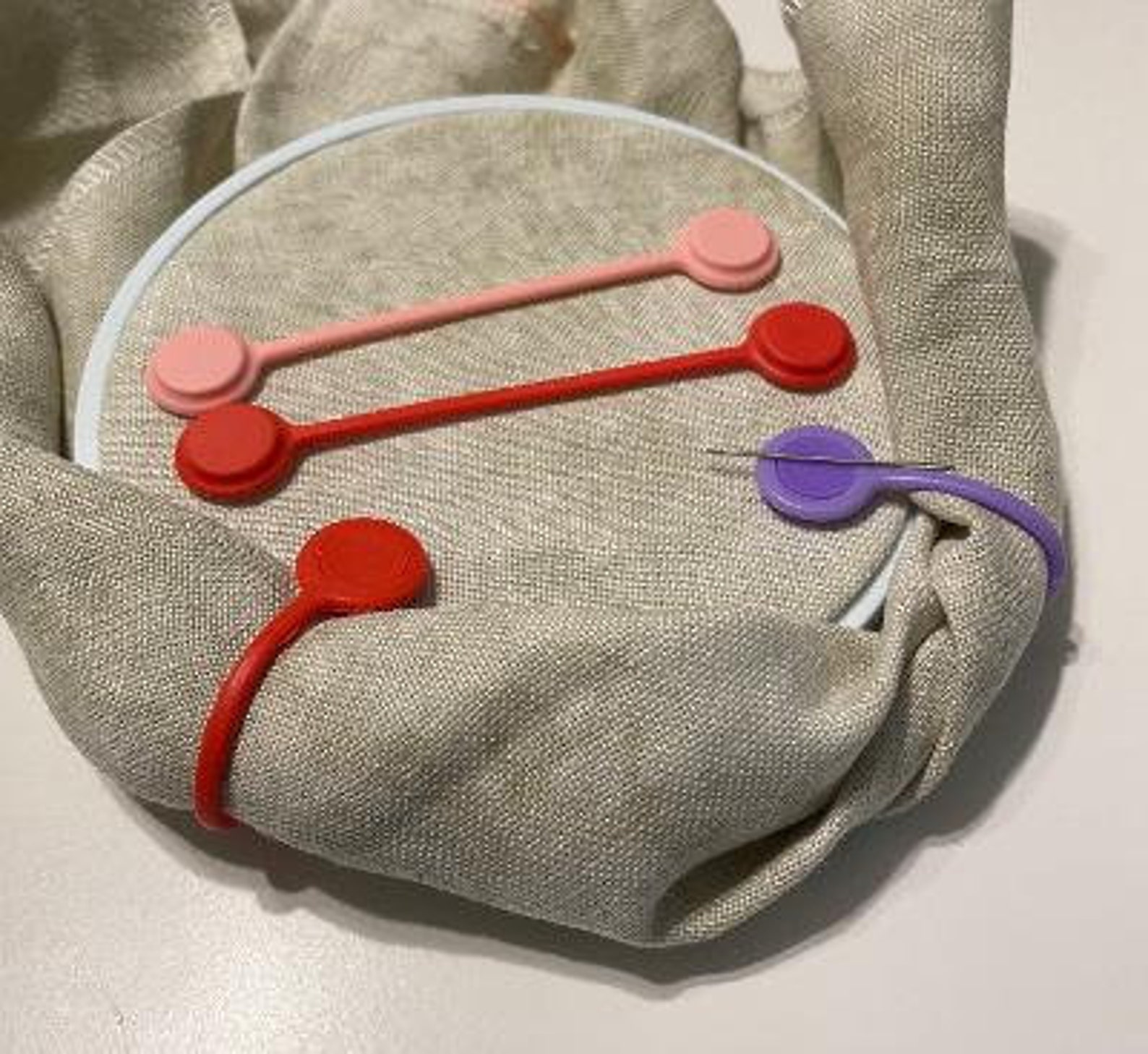 Set of 4 Cable Ties Thread Huggers Needle Minder Etsy