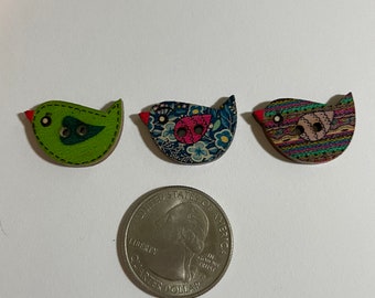 Set of 3 Baby Chicks Birds NEEDLE MINDER | Baby Chicks | Birds | Cross Stitching | Cross Stitch | Embroidery | Hand Embroidery | Needlepoint
