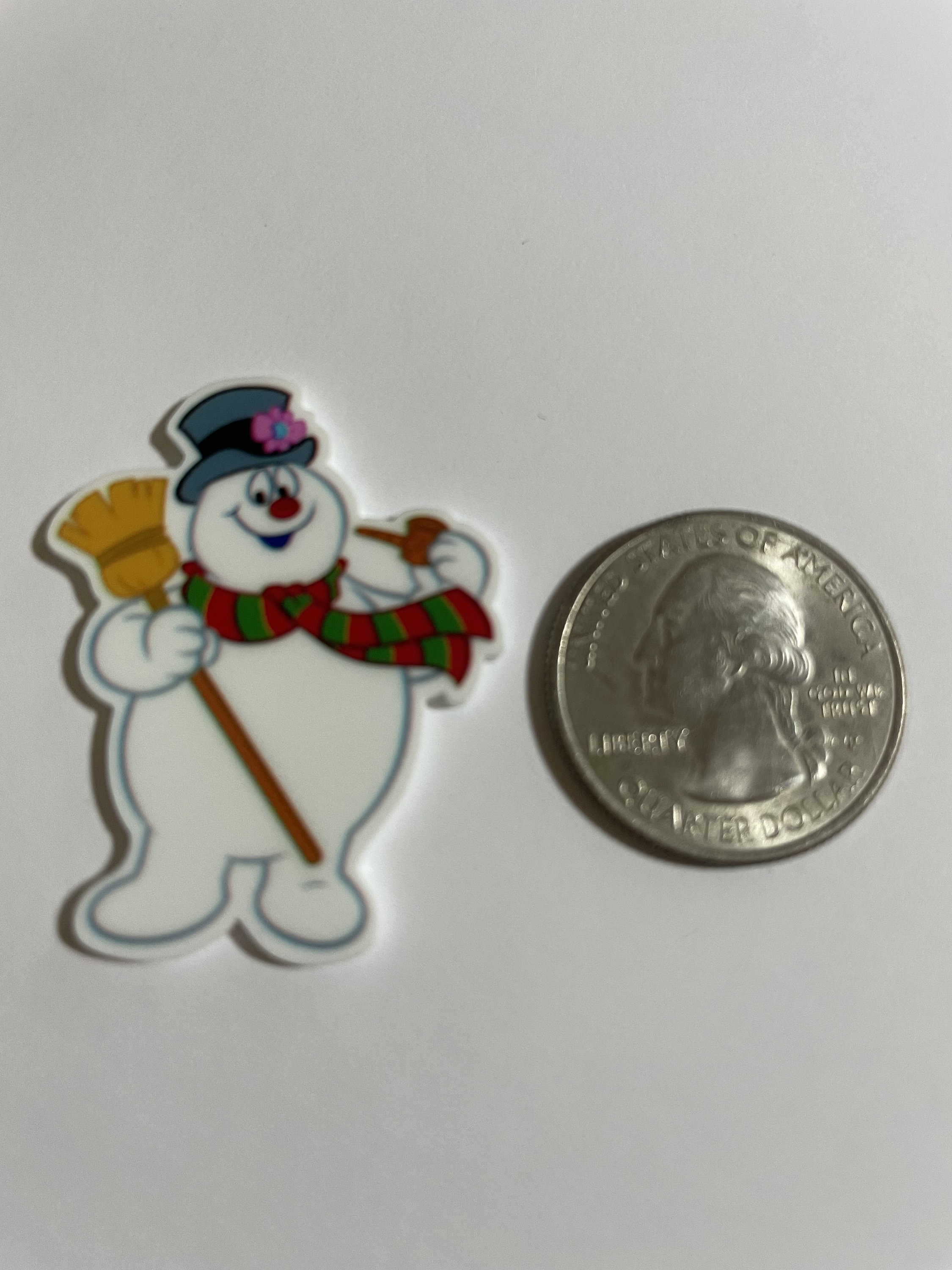 Primitive Snowman 1-1/8 Fabric Needle Minders Magnetic Cross Stitch,  Needlework, Quilting, Embroidery, Sewing Nanny Minder WIP -  Australia