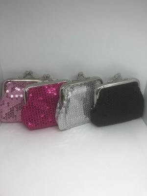 Pink sequin purse Etsy