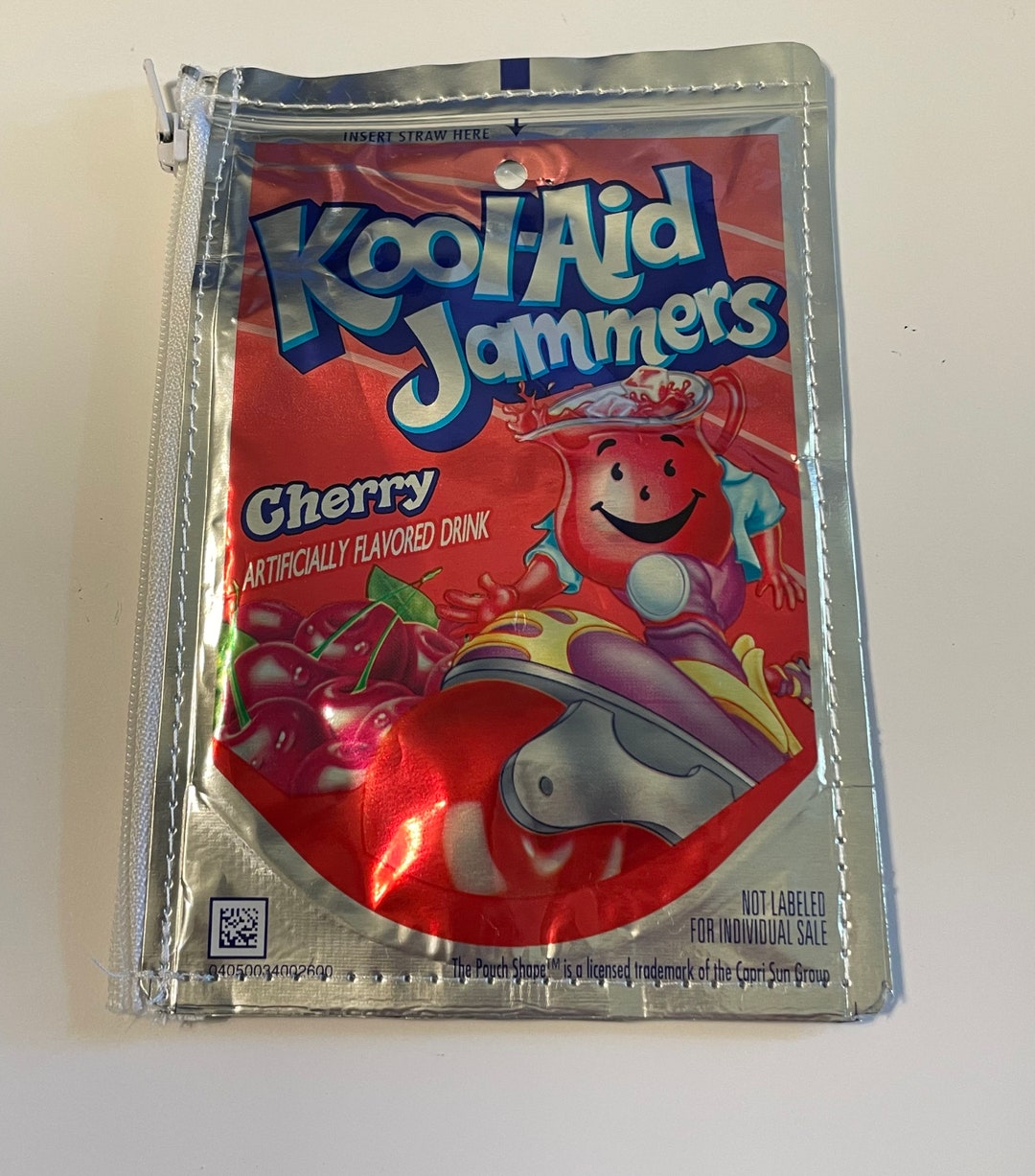 Recycled Upcycled Kool Aid Jammers Capri Sun Coin Purse Recycled