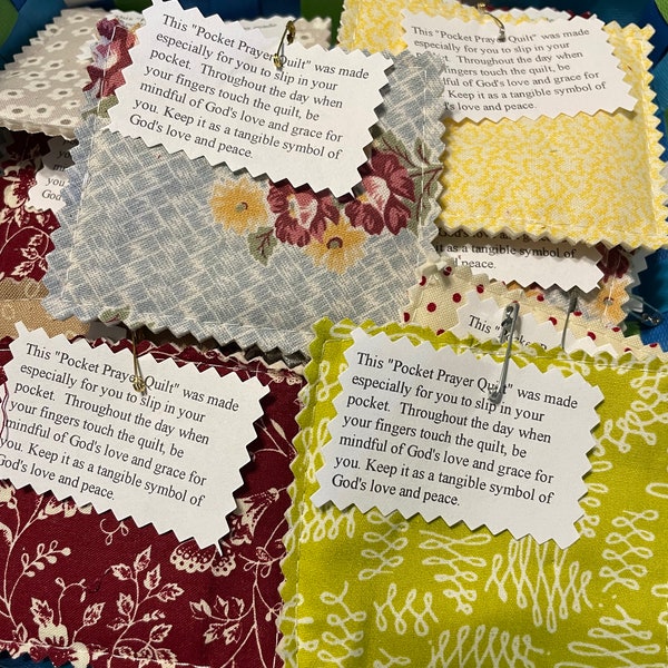 Pocket Prayer Quilt | Bulk or Singles