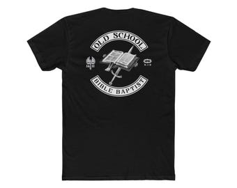 オールドスクールバイブルバプテストユニセックスコットンクルーTシャツ