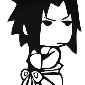 Uzumaki Uchiha Sasuke Anime Decal