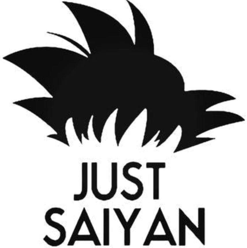 Dragon Ball Z Just Saiyan Goku Decal