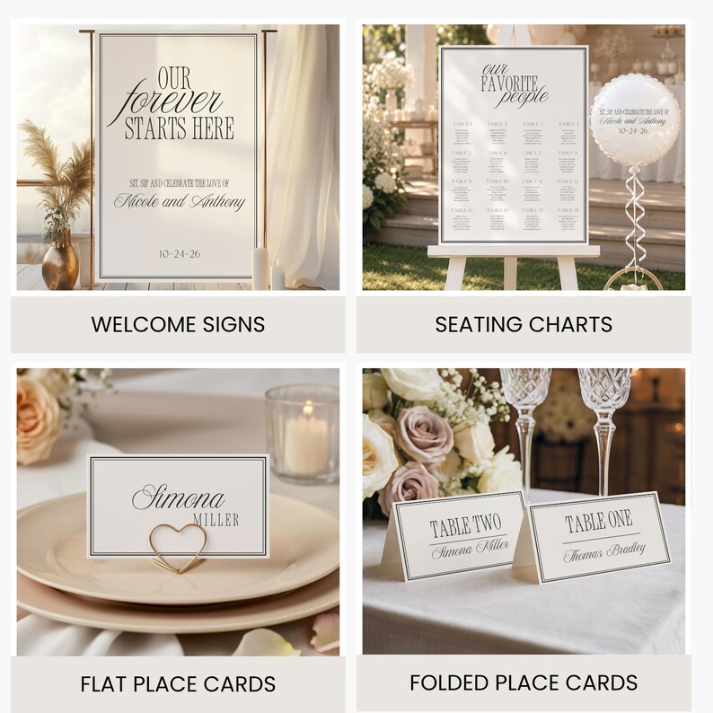 Luxury Old Money Wedding Stationery Bundle, Ivory Wedding Bundle Luxury Old Money Wedding Stationery Bundle, Ivory Wedding Bundle