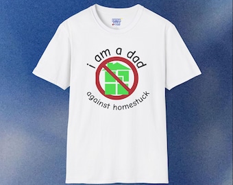 Dad Against Homestuck T-Shirt | Vriska Merch, Webcomic Fandom Tee