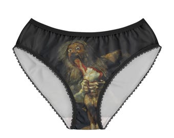Saturn Devouring His Son Meme Underwear