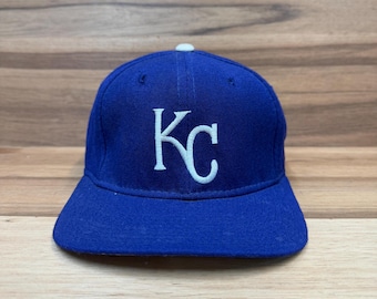 Vintage Kansas City Royals Wool Baseball Cap, Size 7 1/8