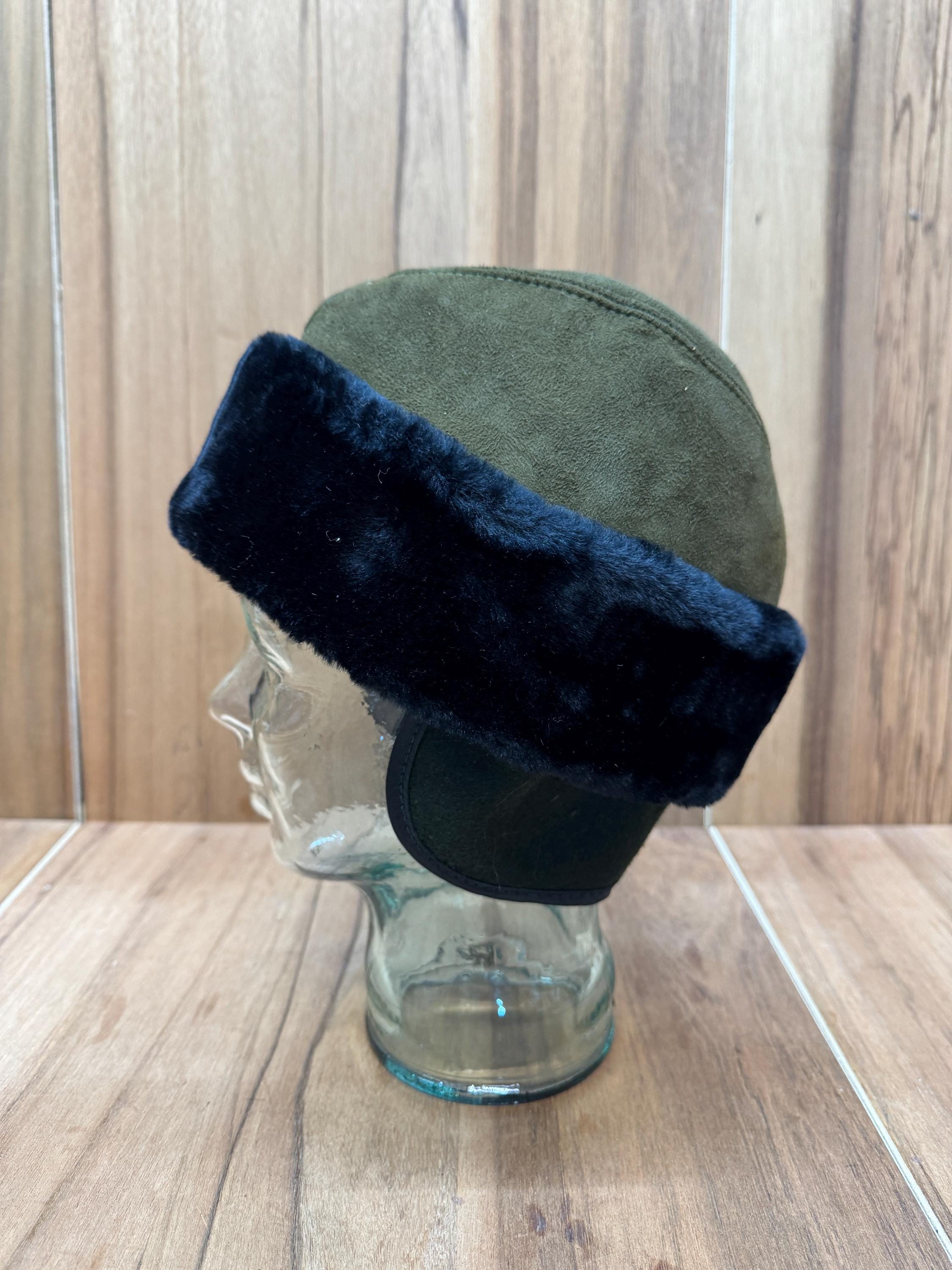 60s Shearling Hat - Etsy