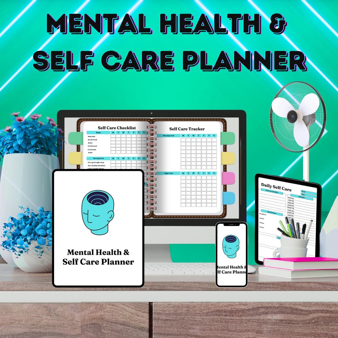 Editable Mental Health & Self-care Planner - Etsy