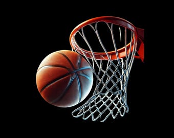Basketball Sublimation Design: Sports PNG Graphic (Digital Download)