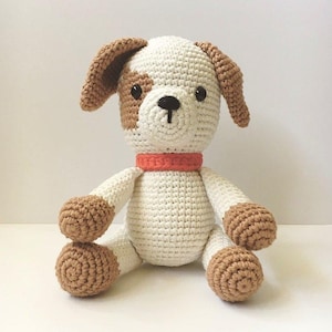 Crochet Puppy Amigurumi Pattern | Cute Dog Plush PDF | Beginner-Friendly Stuffed Animal Toy