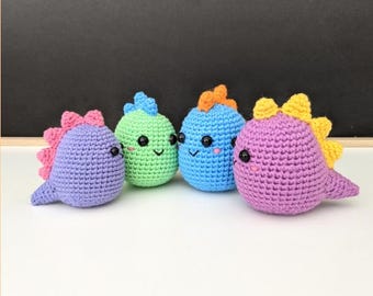 Mini Dino Amigurumi Crochet Pattern: Beginner-Friendly Plush (PDF)