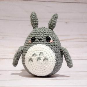 Chibi Totoro Amigurumi Crochet Pattern: Easy Plush Toy (PDF Pattern)