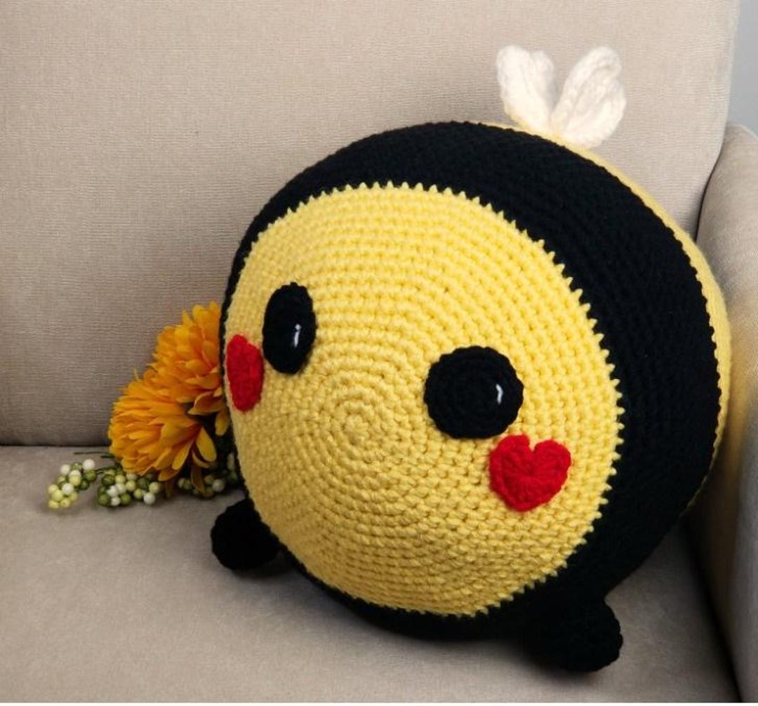 Chubby Bee Amigurumi Crochet Pattern PDF - Cute Plush Toy - Beginner ...
