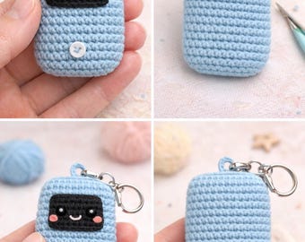amigurumi-telefoonsleutelhanger haakpatroon pdf mobiel speelgoed voor beginners