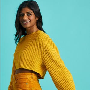 Sunshine Sweater Crochet Pattern | Size-Inclusive Pullover PDF | Easy Cotton Sweater Pattern