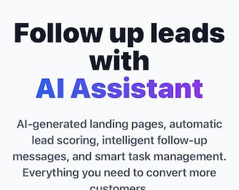 Lifetime Access – My Lead Assistant AI Lead Generation & Sales Automation Software
