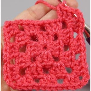 Perfect Granny Square Crochet Pattern | Advanced Beginner PDF | Chainless Double Crochet Method