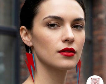 Pendientes Bowie Bolt