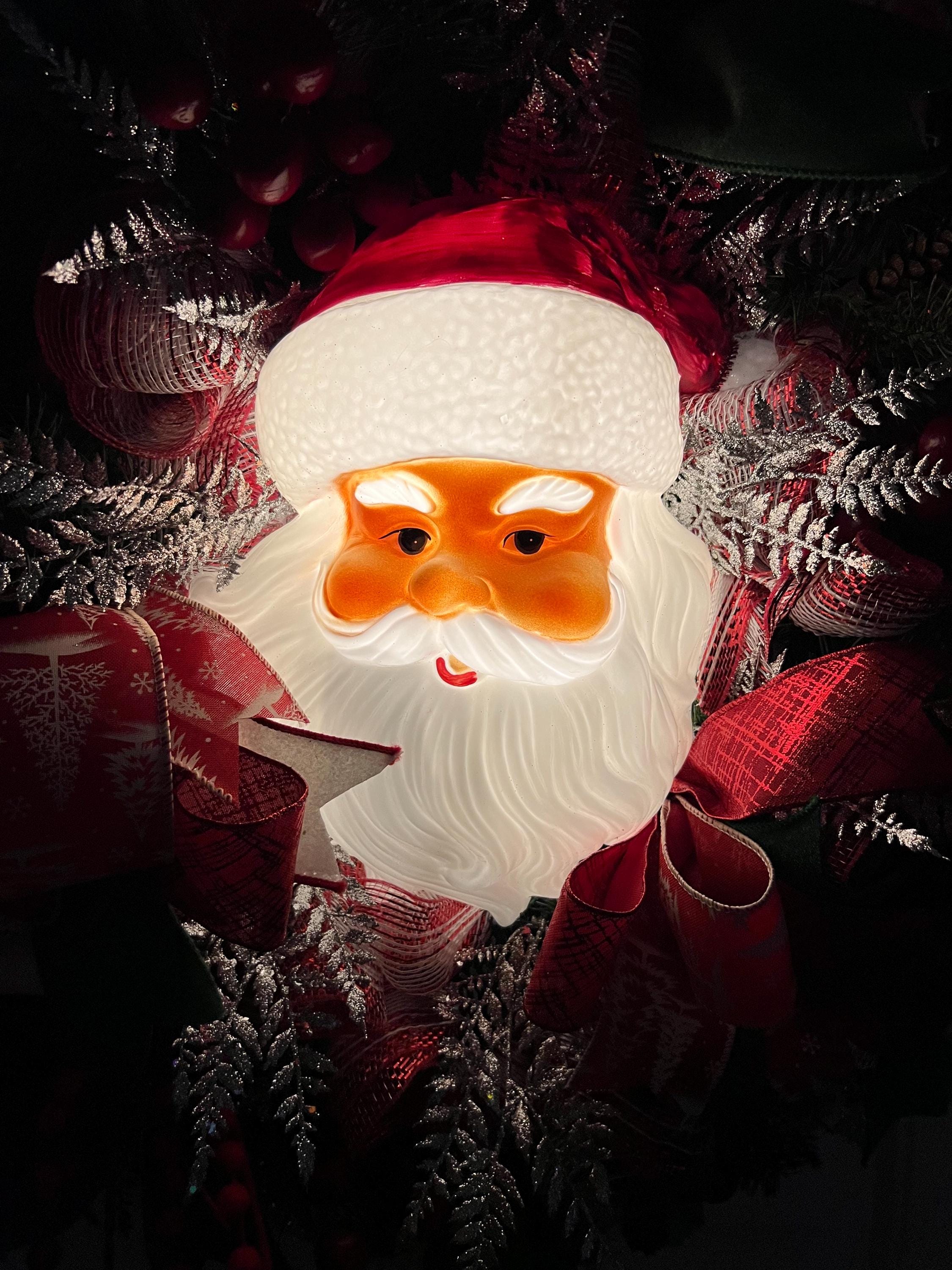 クリスマスリース、サンタリース、玄関用のクリスマスリース、ホリデー