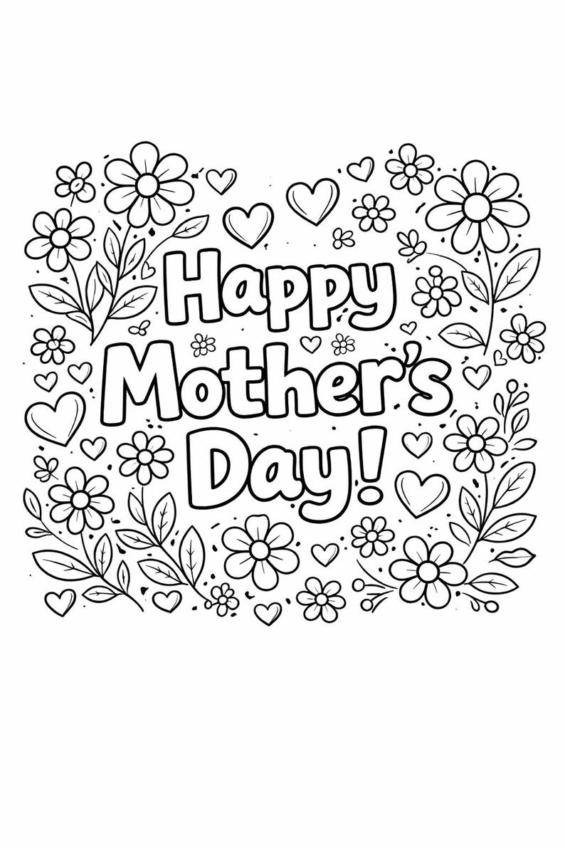 Mother's Day Activity & Coloring Page | Writing Activity | K–6 ...