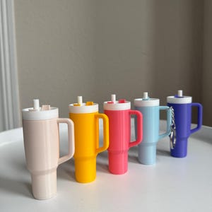Mini Stanley | Stanley Chapstick Holder | Clip-On EOS Lip Balm Keychain | Water Bottle Chapstick Holder for Travel | Perfect Gift