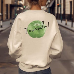Fried Green Tomatoes Towanda Sweatshirt, Vintage Style Crewneck Pullover, Southern Comfort Apparel, Movie Fan Gift,
