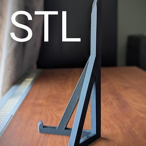 Universal Display Stand STL – 3D Printable Holder for Photos, Books, Video Games, and DVDs