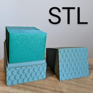 Caja con más de 100 cartas imprimibles en 3D con forma de escamas de dragón: admite 100 cartas más 15 con fundas (archivo STL), diseño con sistema de unión a presión para jugadores de MTG y TCG