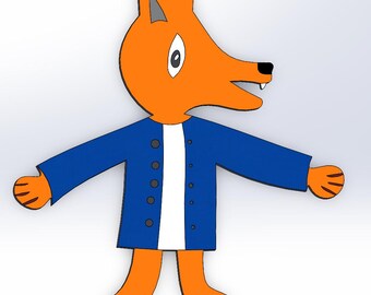 Cher M. Fox, figurine officielle (STL)