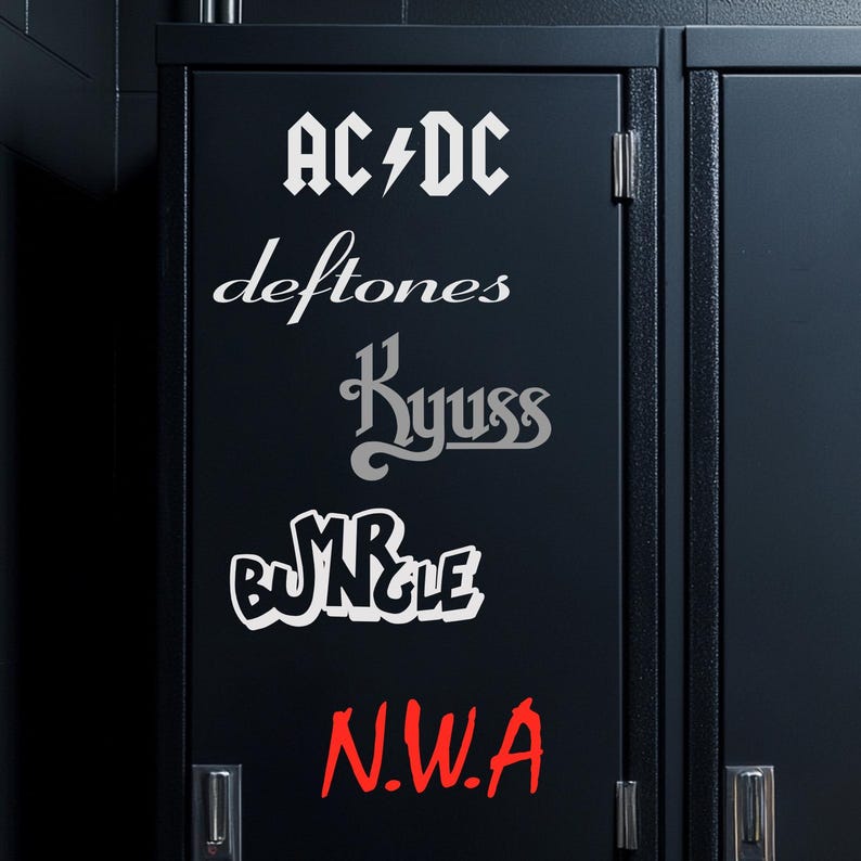 Custom Band Logo Vinyl Decal | Your Favorite Band Sticker in Any Size ...