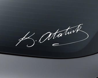 Kemal Ataturk Turkish License Plate Frames - Chrome 2-Pack For Car Auto Tag