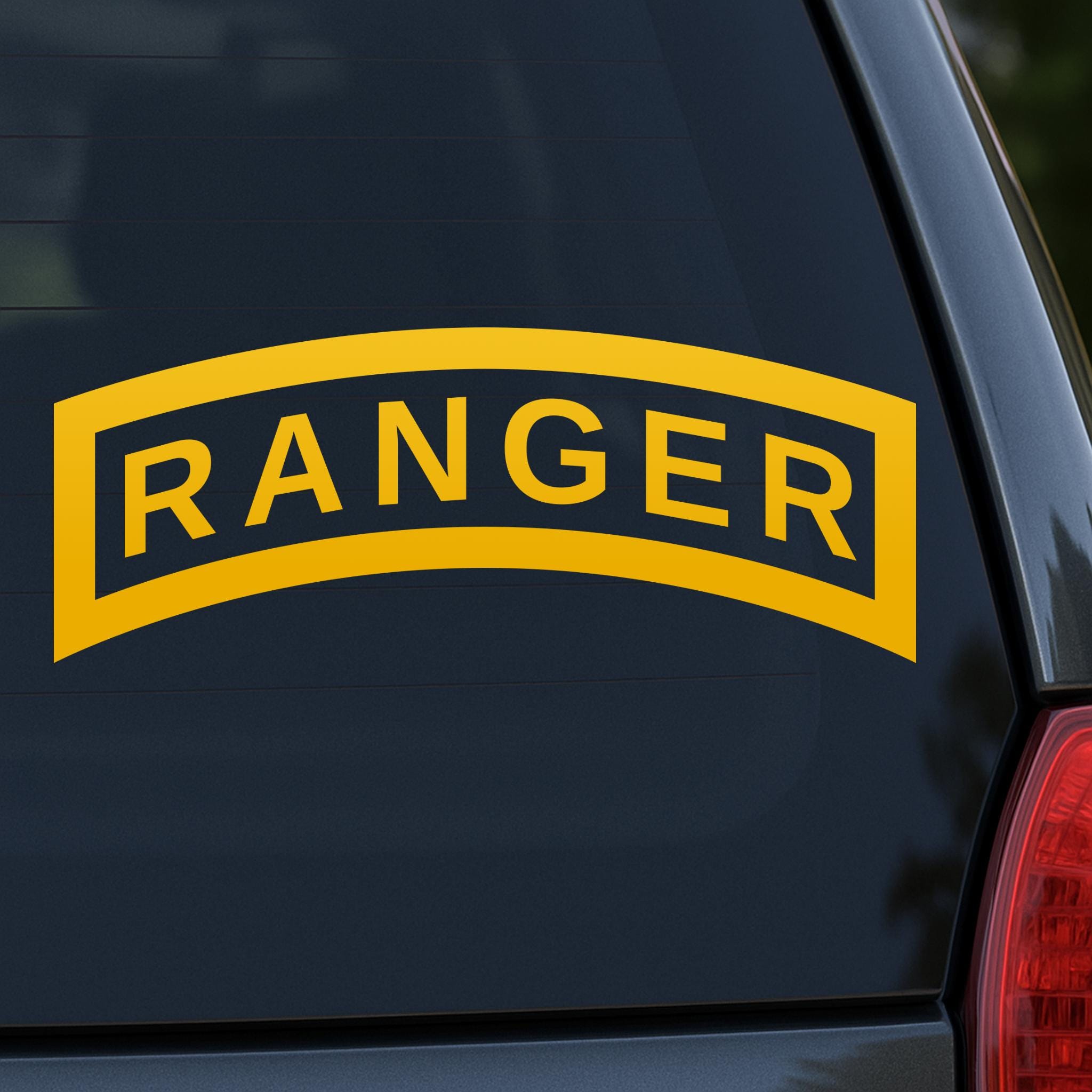 Custom Ranger Tabs Airborne Ranger Tab US Army Vinyl Decal | Custom Sizes and Colors | UV ...