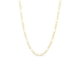 14k Gold Figaro Chain Necklace