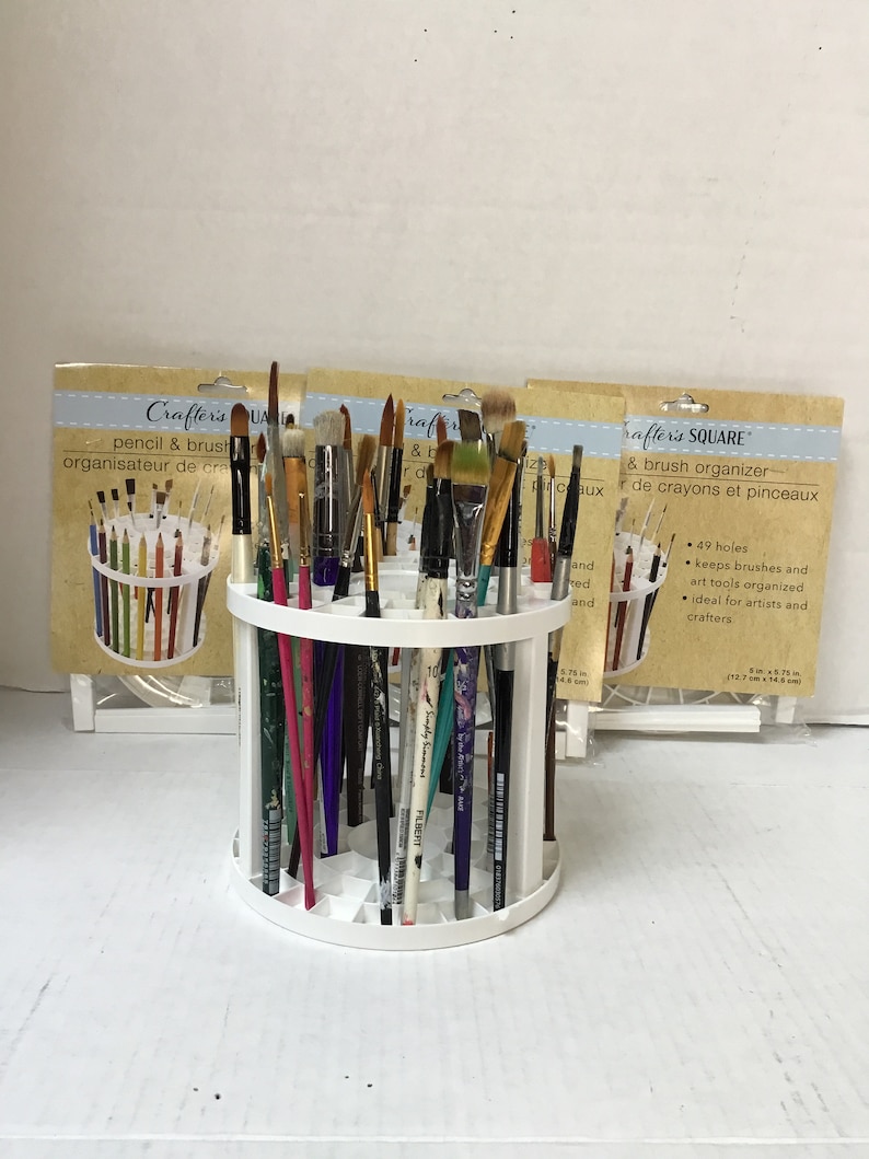 Paint Brush Organizer New in Package Knitting Needle Organizer Pen